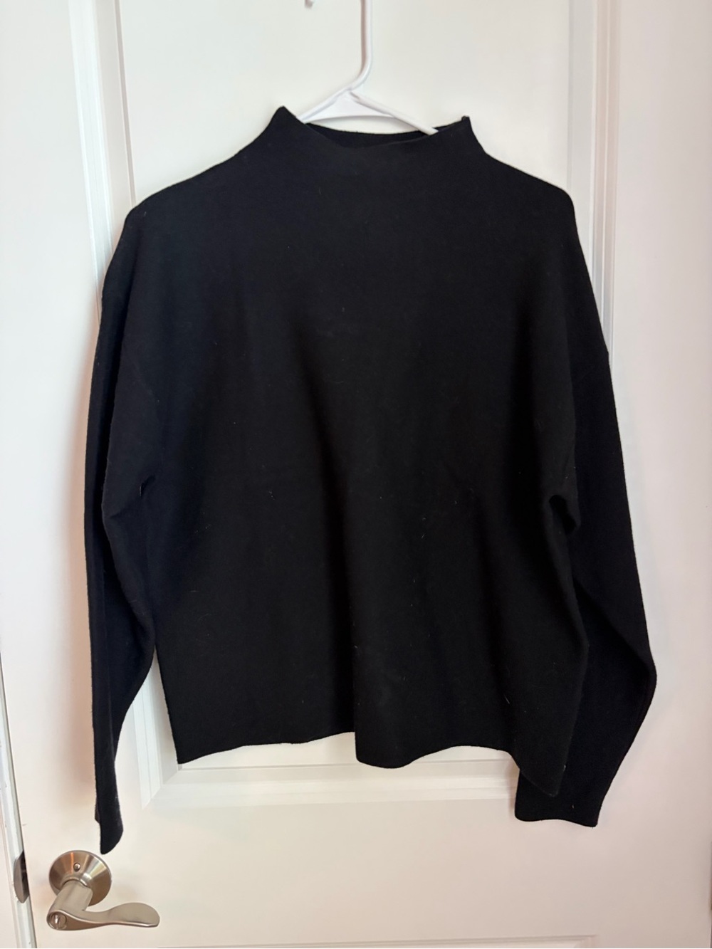 ZYIA Black Mock Neck Sweater